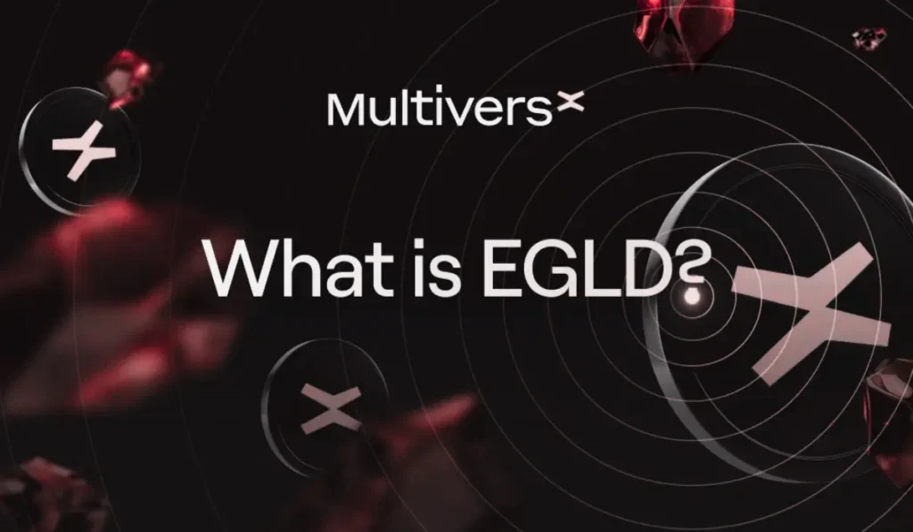EGLD token representing the value, utility, staking, and growth of the MultiversX blockchain ecosystem.